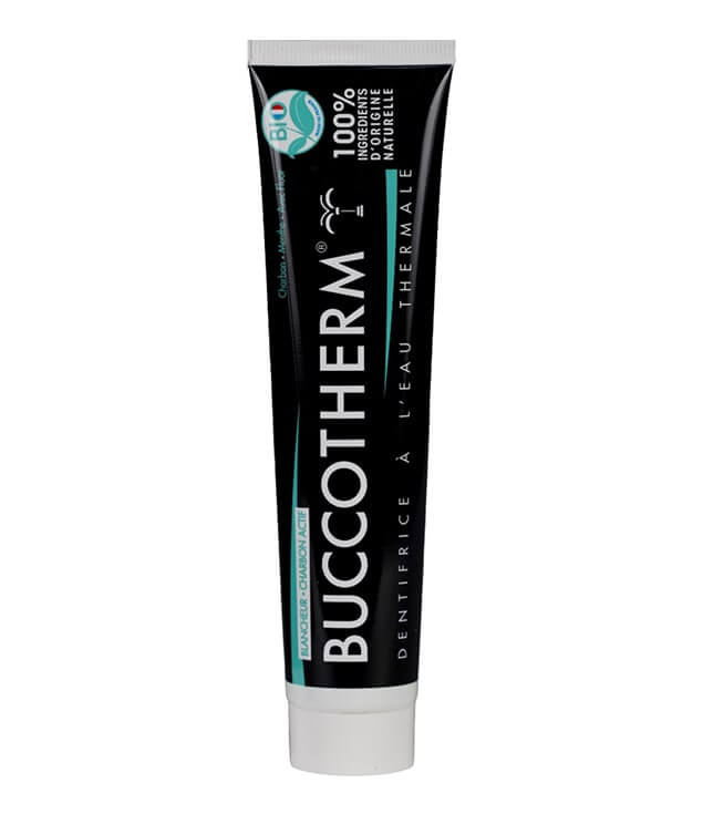 BUCCOTHERM | DENTIFRICE BLANCHEUR AU CHARBON ACTIF CERTIFIÉ BIO